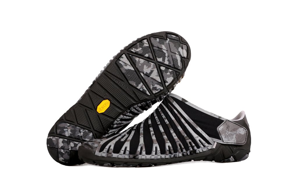 Vibram Furoshiki Womens Evo - Shoes Black/Grey - SJR165384